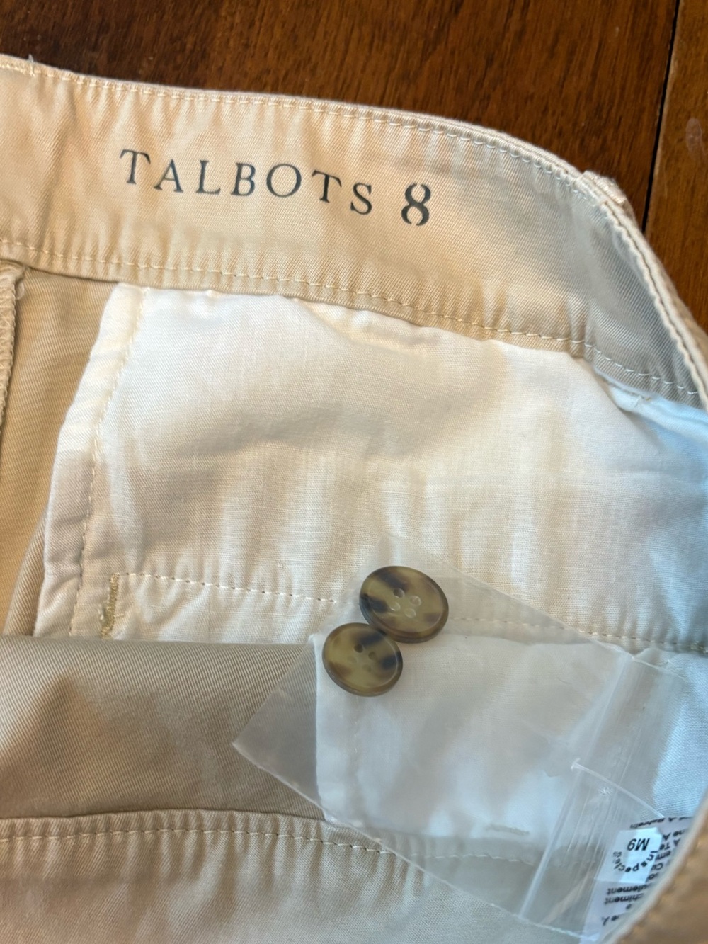 Talbots Khaki/Tan Casual Chinos - Picture 4 of 8